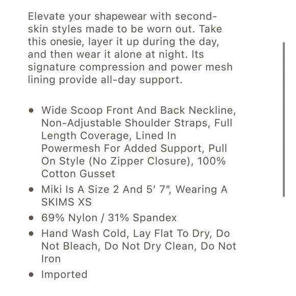 NEW SKIMS ALL-IN-ONE - Picture 5 of 5